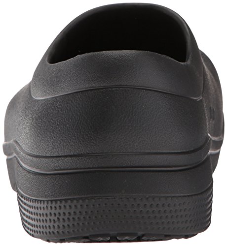 Crocs On The Clock Work SlipOn, Unisex Adulto Zapato, Negro (Black), 39-40 EU