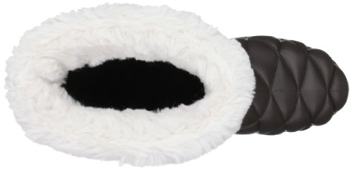 Crocs Super Molded Cuffed Puff Boot Women, Botas Planas para Mujer, Marrón, 36/37 EU