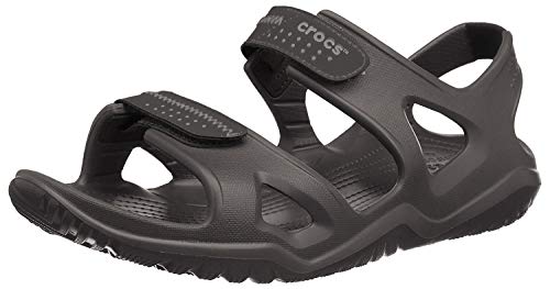 Crocs Swiftwater River Sandals 203965-06, Sandalias para Hombre, Negro (Black), 41/42 EU