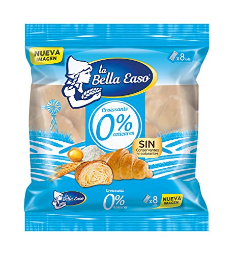 Croissant La Bella Easo Gama 0% azúcares, 8 uds, 240 gr