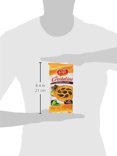 CROSTATINE CACAO ELLEDI 240 GR GALLETAS Y CHOCOLATES ITALIANO GOURMET