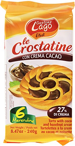 CROSTATINE CACAO ELLEDI 240 GR GALLETAS Y CHOCOLATES ITALIANO GOURMET