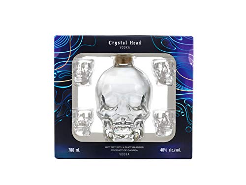 Crystal Head Vodka 07L + 4 chupitos