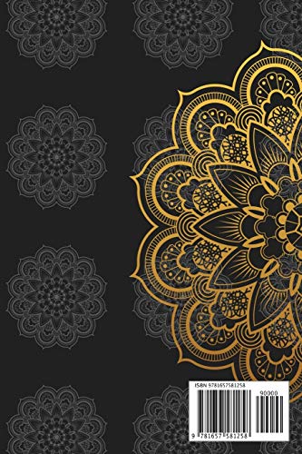 Cuaderno Mandala: Diario 120 páginas al cuadrado | Formato 6x9 | Diario con Motivos para Relajarse