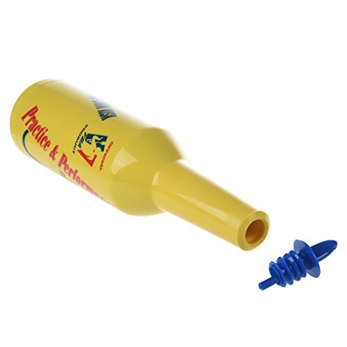 Cuasting Flair Bartender Bartending Practice Bar Pub Botella Vino Coctelera - Amarillo