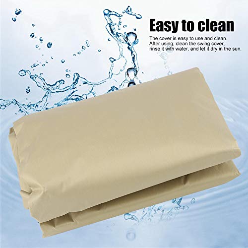 Cubierta Impermeable Para Calentador Patio, Cubierta Impermeable Para Calentador Patio Tela Oxford Cubierta Duradera Para Muebles Patio (Beige)