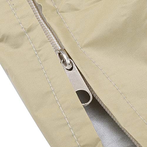 Cubierta Impermeable Para Calentador Patio, Cubierta Impermeable Para Calentador Patio Tela Oxford Cubierta Duradera Para Muebles Patio (Beige)