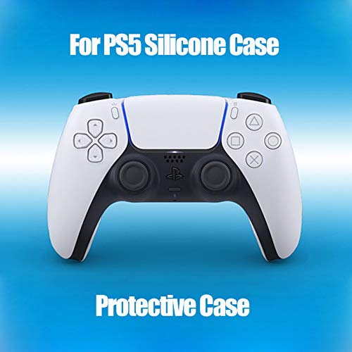 Cubierta Protectora Lavable de Silicona Caso de la Manga de la Piel Aplicar para S-o-n-y Playation 5 Consola, para Mando inalámbrico DualSense 5 Playation