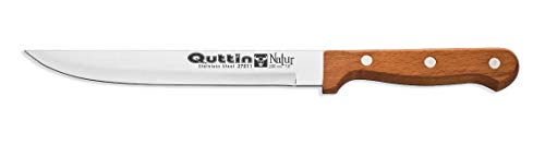 Cuchillo ECOLOGICO Trinchar o Filetero Verduras de 20cm Mango de Madera Natural