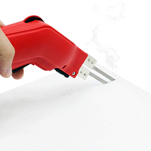 Cuchillo térmico cortador de espuma poliestireno 150W, calentamiento rápido 600°C, para una mano