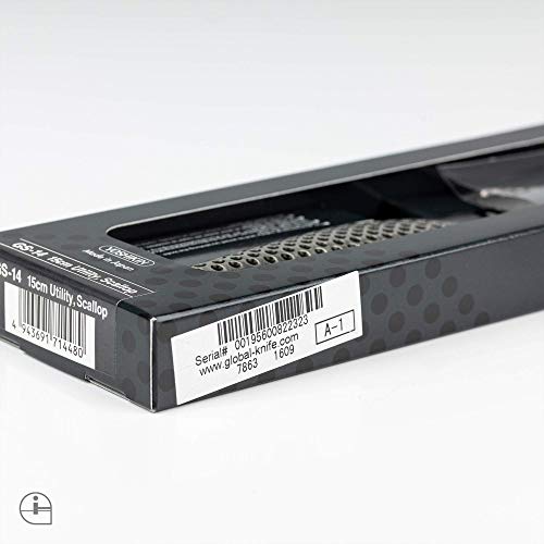 Cuchillo Utilitario Dentado 15 cm Global GS-14