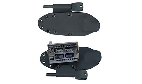 Cudeman Cuchillo Supervivencia 295-M-K* MT-1, Acero molibdeno vanadio, Mango micarta, Uso Deportivo, Hoja de 11 cm, Herramienta Pesca y Caza, Actividad Deportiva, Camping + Tarjeta Multiusos Regalo