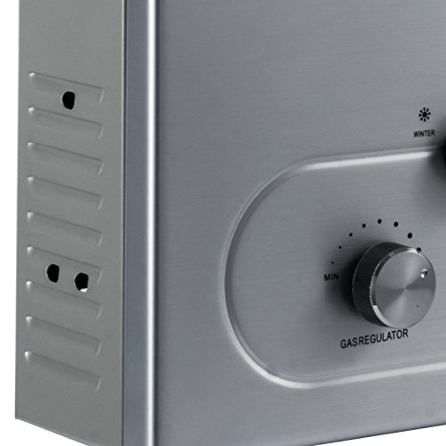 Cueffer LPG Calentador de Agua Calentador de Agua de Gas Licuado 36KW Calentador de Agua Automático LCD Digital Calentador de Agua Instantáneo Propane Gas Hot Water Heater (8L)