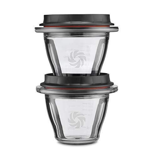 Cuencos para batidora, 225 ml, plástico sin BPA, 225 ml, transparente, Vitamix Ascent Series