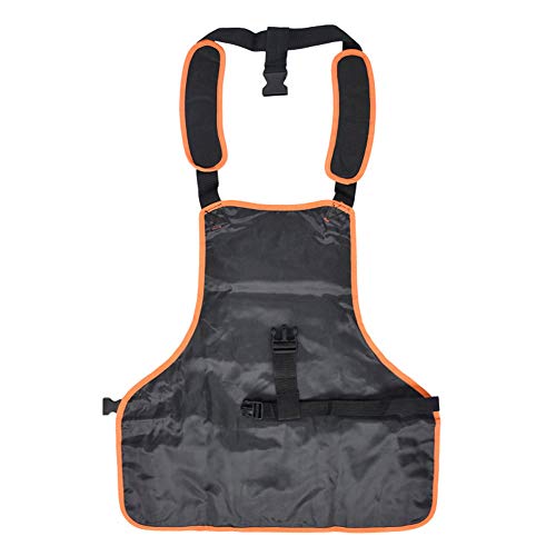 CuiCui Delantal para Herramientas De Jardín, con Bolsa De Herramientas, Limpiador Protector Impermeable para Jardineros,Naranja