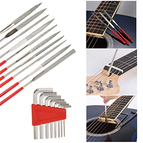 Cuidado de Guitarra Limpieza y Mantenimiento Guitarra 44PCS Herramientas Guitarra Reparación Guitarra Mantenimiento Accesorios de Limpieza Guitarra, Ukelele Accesorios Guitarra Bass Banjo
