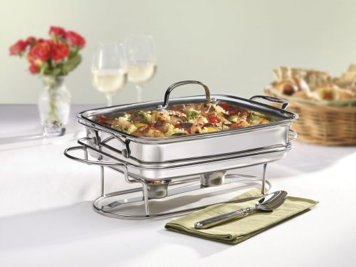 Cuisinart 7bsrt-31 Classic Entertaining Collection 30,48 cm, 5-quart servidor de Buffet inoxidable Rectangular