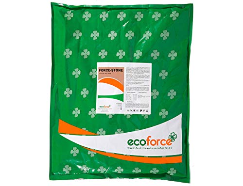 CULTIVERS Force Stone Harina de Roca (polvo de basalto). Fertilizante Ecológico a base de Silicio que aporta Microelementos para todo tipo de plantas (5 Kg)