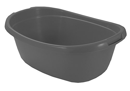 CURVER 228021 - Barreño Rectangular, 20 L, plástico, 57 x 40,5 x 21,2 cm, Color Gris
