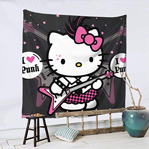 Custom made Tapices Coloridos y Variados, tapices de Pared atmosféricos Tapices de Pared Dormitorio Colgante Sala de Estar Decorada Dormitorio -Mejores Fondos de Pantalla de imágenes para Hello Kitty