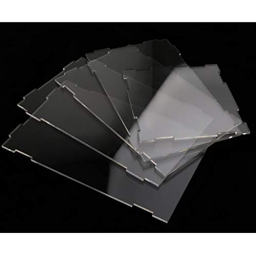 CUTICATE 4 PCS Vitrinas Expositoras de Acrílico y Plástico para Figuras de Anime, Figuritas, Estatua, Modelos 3D, Muestrαs de Productos, Colección, etc.