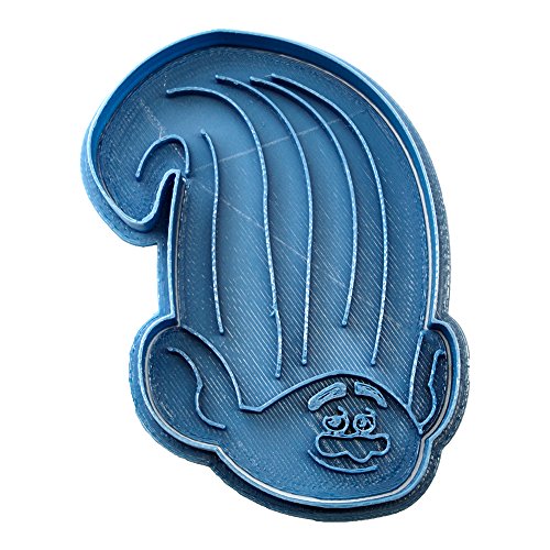 Cuticuter Creek Trolls Cortador de Galletas, Azul, 8x7x1.5 cm