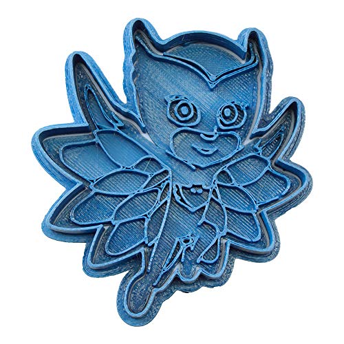 Cuticuter PJ Masks Owlette Entera Cortador de Galletas, Azul, 8x7x1.5 cm