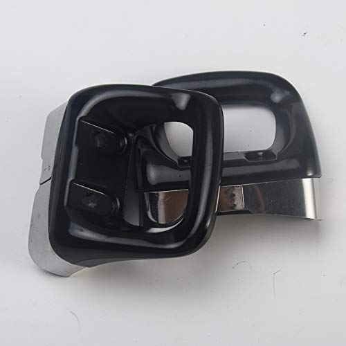 CVERY - Asas para olla, 2 unidades, mango lateral desmontable, botón antiquemaduras, tapa para olla rápida con doble agujero, Negro , Tamaño libre