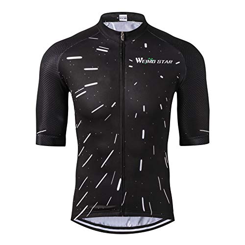 Cycle - Maillot para hombre para ciclismo, Hombre, color Meteor, tamaño XL(For Your Chest40-42.5")