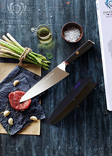 Dalstrong Cuchillo de chef - serie fantasma - acero AUS8 japonés - 8"