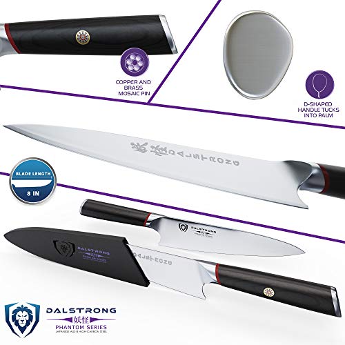 Dalstrong Cuchillo de chef - serie fantasma - acero AUS8 japonés - 8"