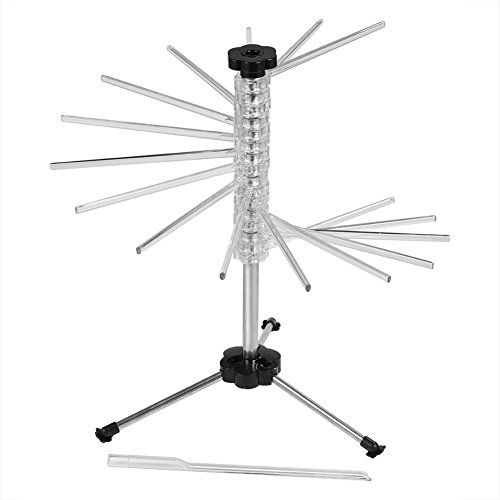 DaMohony Rejilla para Secar Pasta Soporte para Secador de Espagueti Soporte para Fideos Plegable para Secar La Masa Casera.