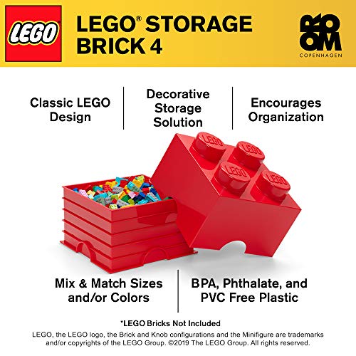 Danawares Lego - Caja de Almacenamiento con 4 espárragos 40031730