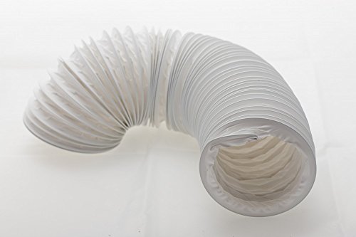 daniplus - Tubo flexible de PVC de salida de aire, 100/102 mm de diámetro, 5 m de largo, para, p. ej., instalaciones de aire acondicionado, secadoras o campanas extractoras