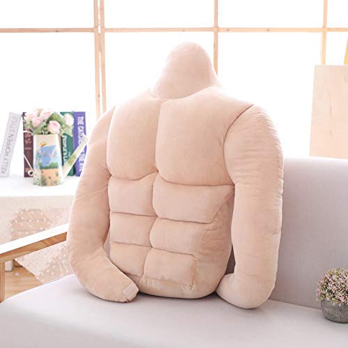 danyangshop Juguetes De Felpa Almohada De Felpa Creativa Almohada De Brazo De Novio Muscular Juguete De Peluche Divertido Cojín De Respaldo Suave Almohadas De Confort Cumpleaños De Niña