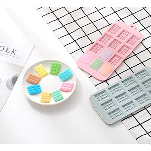 Da.Wa Molde de Silicone Chocolate Hogar y Cocina Moldes para Caramelos 22.5 * 10.6 * 0.5cm Rosa