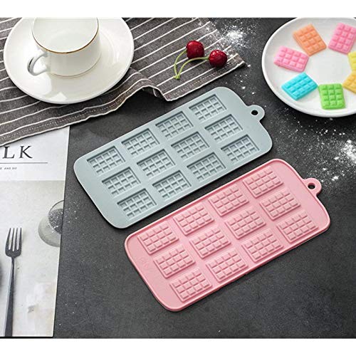 Da.Wa Molde de Silicone Chocolate Hogar y Cocina Moldes para Caramelos 22.5 * 10.6 * 0.5cm Rosa