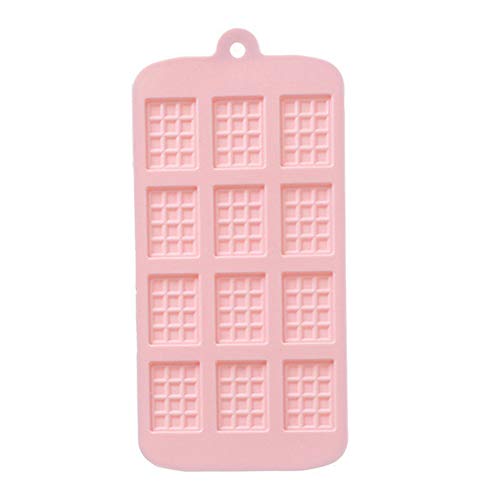 Da.Wa Molde de Silicone Chocolate Hogar y Cocina Moldes para Caramelos 22.5 * 10.6 * 0.5cm Rosa