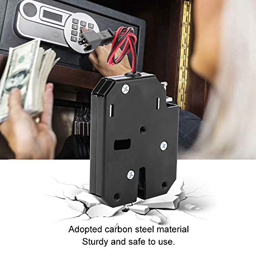 DC 12V Cerradura electromagnética cierre de control eléctrico cerradura del interruptor del cajón cerradura magnética inteligente bloqueo de autoservicio sin interruptor de detección