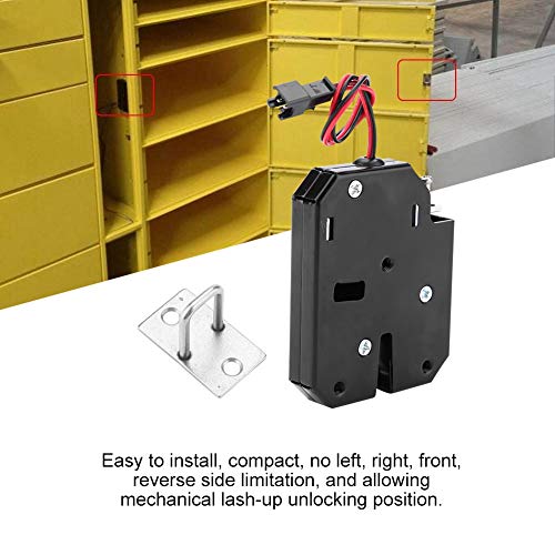 DC 12V Cerradura electromagnética cierre de control eléctrico cerradura del interruptor del cajón cerradura magnética inteligente bloqueo de autoservicio sin interruptor de detección
