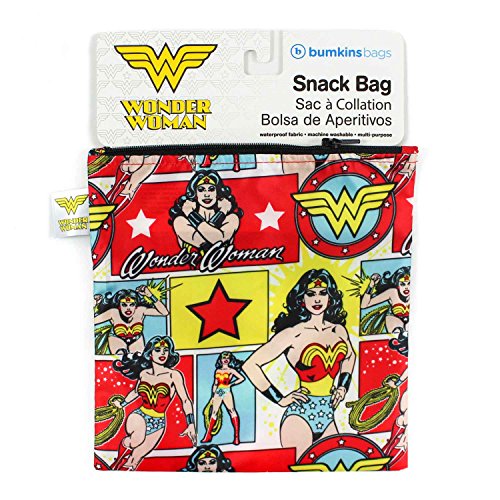 DC Comics Wonder Woman Large Reusable Snack Bag