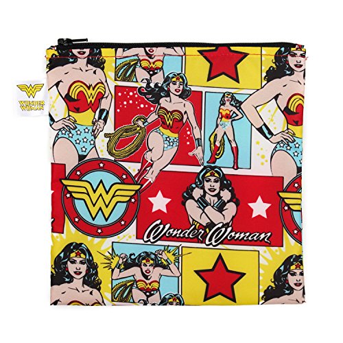 DC Comics Wonder Woman Large Reusable Snack Bag