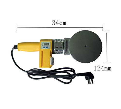 De Alta Potencia 1200W Pantalla Digital De La Máquina De Fusión En Caliente, Teflon Antiadherente Troquel Cabeza Soldador De Plástico, Constante Fusor De Tuberías De La Temperatura, Con El Transformad