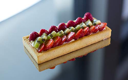 DE BUYER 3099.32 Valrhona Rectángulo Perforado para repostería, Otros, 2CM