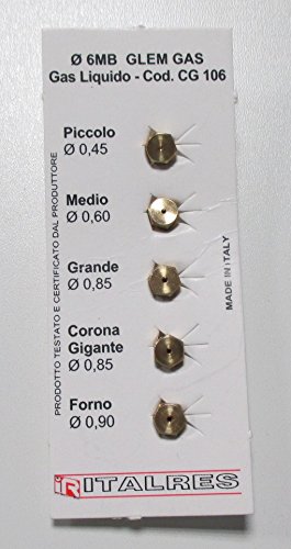 De Dietrich – Bolsita de inyectores para cocina de gas butano de De Dietrich