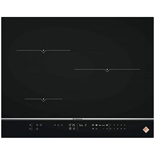 De Dietrich DPI7570X hobs Negro, Acero inoxidable Integrado Con - Placa (Negro, Acero inoxidable, Integrado, Con placa de inducción, Vidrio y cerámica, 2400 W, 16 cm)