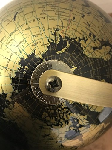 De la Marca Lesser & Pavey Globe, Dorado y Negro, 34cm