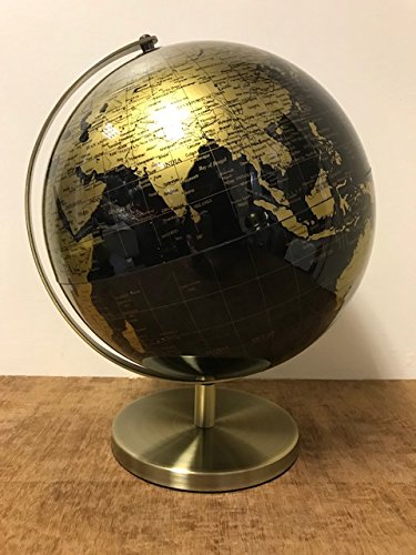 De la Marca Lesser & Pavey Globe, Dorado y Negro, 34cm