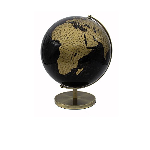 De la Marca Lesser & Pavey Globe, Dorado y Negro, 34cm