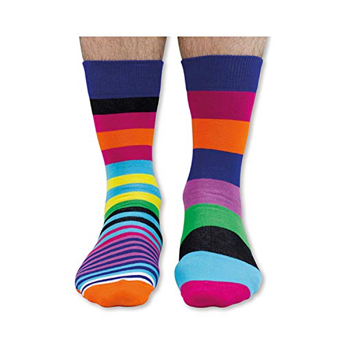 De La Marca United Oddsocks - Caja De Regalo 6 x Calcetines Coloridos Desparejados Para Hombre EU 39-46 (Weekend)